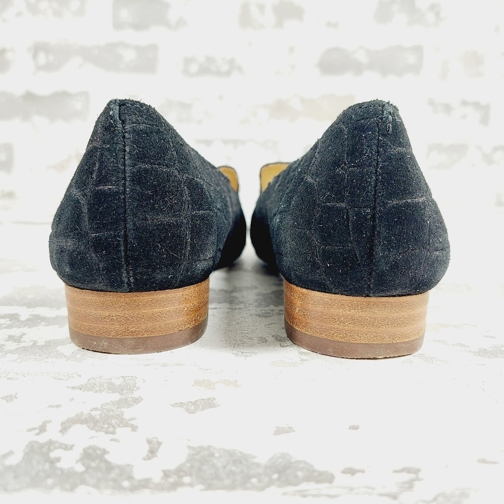 Vince Camuto Melley Black Suede Slip On Business Casual Comfy Loafers O359 - Picture 6 of 11